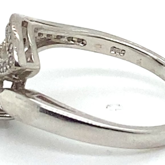 Black Opal 1.22ct Platinum Finish Solid 925 Sterling Silver Ring - Picture 6 of 7